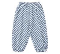 FEESHOW Garçon Bébé Fille Pantalon Imprimé à Carreaux Fashion Cent Ceinture élastique Vêtements De Maison en Coton Les Cent 9 Mois -3 Ans