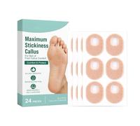 Feet Corn Cushions, Oval Soft Pads, Self Adhesive Patch, Comfort Relief Device, Callus Friction Care Tool, Shoes Heel Boots Hands Walking Running Dancing Work Gear Compact 3 x 2 x 0,2 cm Frame