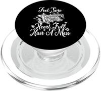 Feet Sore Heart Full Hair a Mess PopSockets PopGrip pour MagSafe