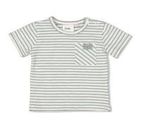 Feetje T-shirt pour bébé garçon rayé - Turtelly Cool, Vert océan., 3 mois