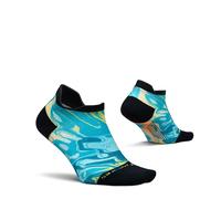 Feetures Elite Chaussettes de sport avec compression ciblée, Sunrise Lagoon (1 paire), Medium