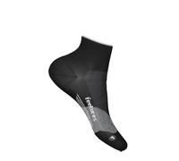 Feetures Elite Chaussettes de sport ultra légères avec compression ciblée (1 paire), Noir, Large