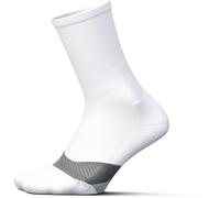 Feetures Elite Light Cushion Mini Crew Sock - Chaussettes de Sport à Compression ciblée - Moyen, Nouveau Blanc (1 Paire)