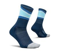 Feetures Elite Light Cushion Mini Crew Chaussettes, Rebond Bleu, M