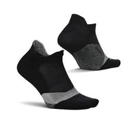 Feetures Elite Light Cushion No Show Tab Ankle Socks - Chaussettes de Sport à Compression ciblée - Nouveau Noir, Moyen (1 Paire)