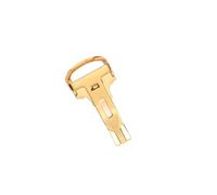 FEFHFKZCZZ Boucle De Montre Rechange en Acier Inoxydable 12/14/16/18/20 Mm, Fermoir Pliant Compatible avec Les Montres for Cartier, Coloris Or Et Argent(Gold 14mm)
