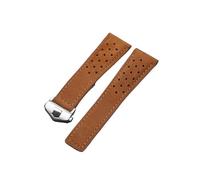 FEFHFKZCZZ Bracelet 20 Mm, 22, 24, Compatible Avec For Tag Heuer Et For Carrera(Brown-SV,22mm)