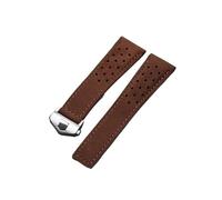 FEFHFKZCZZ Bracelet 20 Mm, 22, 24, Compatible Avec For Tag Heuer Et For Carrera(Dark Brown-SV,22mm)