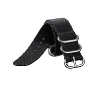 FEFHFKZCZZ Bracelet De Montre En Nylon 20 Mm 22 For Seiko(Black,20mm)