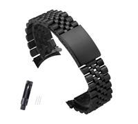 FEFHFKZCZZ Bracelet En Acier Inoxydable For Montre For Rolex For Jubilee 18/19/20/21/22 Mm(Black,22mm)