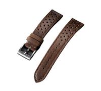 FEFHFKZCZZ Convient For Tag Heuer For Seiko Bracelet De Montre 18 Mm 20 22(Oil-Dark Brown,18mm)
