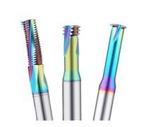 FEFHFKZCZZ Fraises à filetage simple en carbure CNC HRC60 M1, 2, 4, 6, 8, M2, M10, M12, M14, M16(M14X2X10X75 1F)