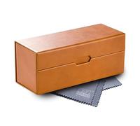 FEFI Étui rigide double à lunettes « Duo » pour deux lunettes, marron, M