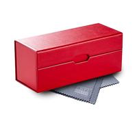 FEFI Étui rigide double à lunettes « Duo » pour deux lunettes, rouge, M