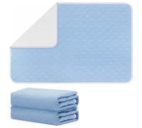 Fefod Alèses De Lit Réutilisables, 2PCS 80 * 120CM Alèse Lavable Adulte, Alèse Protège Matelas Imperméable, Lavable Etanche Lit Pad, Incontinence Matelas Respirant, Absorb Pour Bébé Enfants Adultes