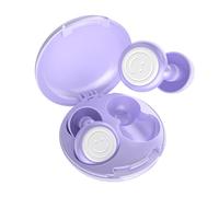 Fefod Bouchon d'Oreille, Ultra Doux Réutilisables Réduisant Le Bruit 45 dB, Avec 4 Paires Embouts Simples(S/M/L/XS), bouchons d'oreilles en silicone pour dormir, Pour Les Voyages, Se Concentrer
