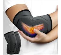 Fefod Coudière Tendinite, 2PCS Coudière de Compression Sportive Ajustable, Coudière Musculation et Épicondylite de Compression élastique, Hommes Femmes pour Soulage la Douleur Tennis Sport Gym Sport
