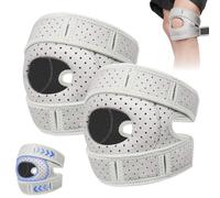 Fefod Genouillère Ortho, 2PCS Stabilisateur de tendon rotulien réglable, Sofela Ortho Rotule, Sangle de Maintienpour tendons rotuliens, pour Les Coureurs,Tennis, Arthrite Rotule, pour Femmes Et Hommes