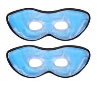 Fefod Masque Yeux Froid en Gel, 2PCS Réutilisables Masque rafraîchissant pour les yeux, Masque Compresse Chaud et Froid, Soulage la Fatigue Oculaire, Migraine, Gonflement Yeux, Cernes