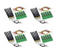 Fegtrty 20 Pièces Séries 2.4Ghz sans Fil DMX 512 émetteur Récepteur PCB 2 en 1 Module Carte PCB sans Fil avec Antenne pour Lumière de Scène DMX