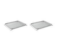 Fegtrty 2X Panier de Rechange pour Friteuse à Air Ninja Foodi DT251 DT201 DT200, Accessoires de Four à Friteuse à Air en Acier Inoxydable