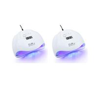 Fegtrty 2X Sun X 54 W Machine de SÉChage de Gel Ongles Uv LED Lampe pour SÉChoir À Ongles Professionnel LumiÈRe Blanche Machine À SÉChage Nail Art Outils Prise EuropÉEnne