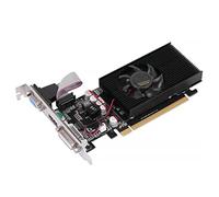 Fegtrty GT210 Lot de 2 cartes graphiques 1 Go 64 bits pour GPU PC Jeux DVI-I Compatible VGA Double écran