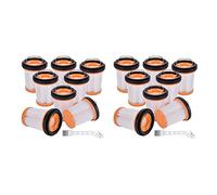Fegtrty Lot de 16 filtres de rechange en tissu pour aspirateur à main sans fil ION W1 S87 WV200, WV201, WV205, WV220.