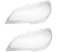 Fegtrty Lot de 2 coques transparentes pour phares de voiture - Pour X5 E70 2008-2013 - Gauche