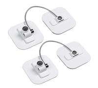 Fegtrty Lot de 2 verrous de réfrigérateur, de congélateur avec clé pour la sécurité des enfants, verrous pour verrouiller le réfrigérateur et les armoires