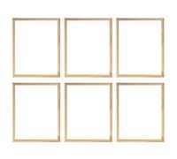 Fegtrty Lot de 6 cadres en bois de 40 x 50 cm à faire soi-même pour la décoration de , la peinture numérique
