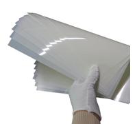 Fegtrtyoa 10 Pack 12 "X 24" 7,5mil / 0,19 mm de Feuilles de Pochoir en Blanc Translucide à Blanc pour les Machines à Découper
