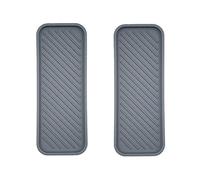 Fegtrtyoa 2pcs Bac de Vidange en Silicone Organisateur D'Évier Organisateur de Salle de Bain Plateau de Vidange pour Éviers, Tampon de Vidange de Cuisine Plateau de Tasse à Couverts