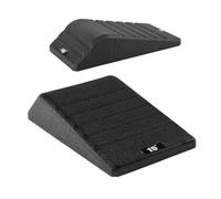 Fegtrtyoa 2pcs Board de Rampe D'Allume pour Le Bloc de Cale de Squat Non Coulée Non Glissante Rise Un Équipement de Yoga Professionnel Noir