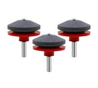 Fegtrtyoa 3 Pièces Affûteuse de Lame Émoussée de Tondeuse à Gazon, Outil D'Affûteuse de Lame de Tondeuse à Gazon, Affûteuse de Lame, Kit D'Affûteuse de Lame de Tondeuse à Gazon