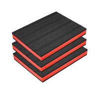 Fegtrtyoa 3Pack Cuttable Polyuréthane Ferts Boîte à Outils Organisateur Organisateur à Outils Mousse