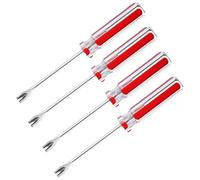 Fegtrtyoa 4 Pack Tack Puller Nul Nul Tuller Tack Lefter, U Tip Staple Rivet Triller Eataple Remover Tool