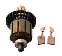 Fegtrtyoa 619380-9 619583-5 Armature avec Balais de Charbon 194427-5 CB-440 pour Perceuse-Visseuse DDF482 DHP482 DHP482Z DDF482Z