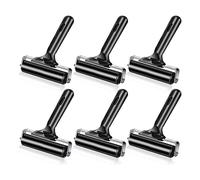 Fegtrtyoa 6Pcs pour L'Artisanat 2,2 et 4 Pouces Rouleau Outil de Rouleau de Vinyle pour L'Impression Gravure Art Artisanat Blocs D'Encrage Estampage