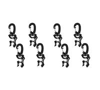 Fegtrtyoa 8 Pièces Séries Plongée sous-Marine Double Support de Tuyau Pince Plongée sous-Marine Double BCD Pince de Tuyau Accessoires de Plongée et de Plongée en Apnée