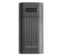 Fegtrtyoa Adaptateur de Chargeur de Batterie 18650/18700/20700/21700, Batterie Externe à Monter Soi-Même, Boîtier sans Piles Incluses, Noir