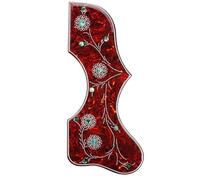 Fegtrtyoa Application Facile Pick Guard Sticker Flower Acoustic pour la Guitare Anti-Sratch Protection pour les Amateurs de Guitare