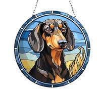 Fegtrtyoa Attrape-Soleil Suspendu en Verre Coloré, Adapté à la Décoration de la Pièce, Cadeau D'Ouverture d'une Nouvelle Maison,C