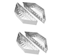 Fegtrtyoa Barbecue Extérieur en Tôle Galvanisée BBQ Outils de Barbecue Charbon de Bois BBQ Panier en 0,6 mm