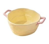 Fegtrtyoa Bol à Soupe Mignon à Deux Oreilles pour Usage Domestique, Bol de Nouilles Instantanées, Bol de Fondue Épicée, Bol de Fruits, Bol de Yaourt pour Filles B