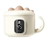 Fegtrtyoa Bol Chauffant Portable Sans Fil pour, Bol Complémentaire pour Aliments pour Nourrissons, Garde au Chaud Pendant 8 Heures, en Acier Inoxydable