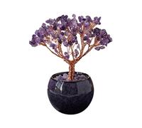 Fegtrtyoa Bol de Base en Cristal de Quartz Citrine 1PC Décoration D'Intérieur pour Bureau Cadeau pour la Famille et Les Amis B