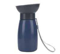 Fegtrtyoa Bouteille d'eau pour Chien, Bol de Randonnée, Portable, Étanche, pour Toutes Les Races de Chiens, Bleu