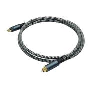 Fegtrtyoa Câble Audio Optique USB-C Tressé avec Connecteur Plaqué et Interface USB-C pour Barre de Son, Haut-Parleurs et Home Cinéma.