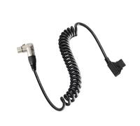 Fegtrtyoa Câble d'alimentation pour Moniteur D-Tap vers XLR 4 Broches pour Caméras et Moniteurs. Câble d'alimentation DTAP Mâle vers XLR